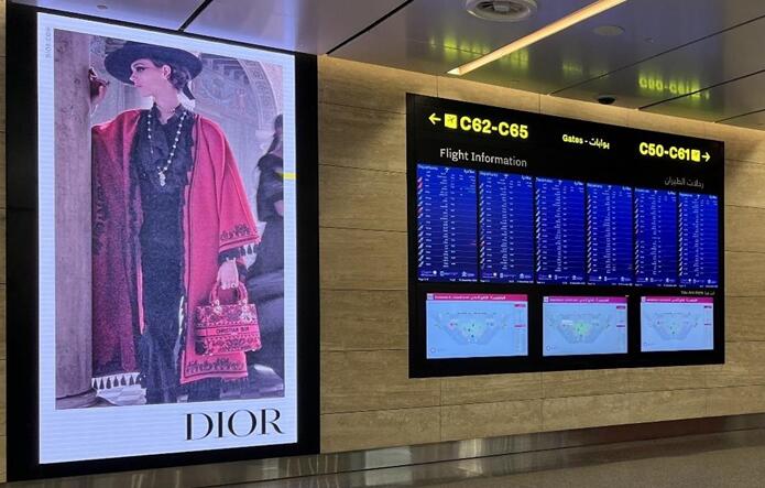 多哈機(jī)場廣告